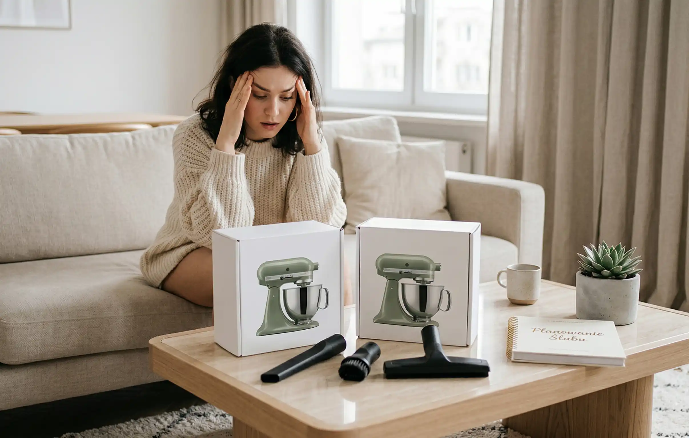 Dwa identyczne miksery jako nietrafiony prezent ślubny